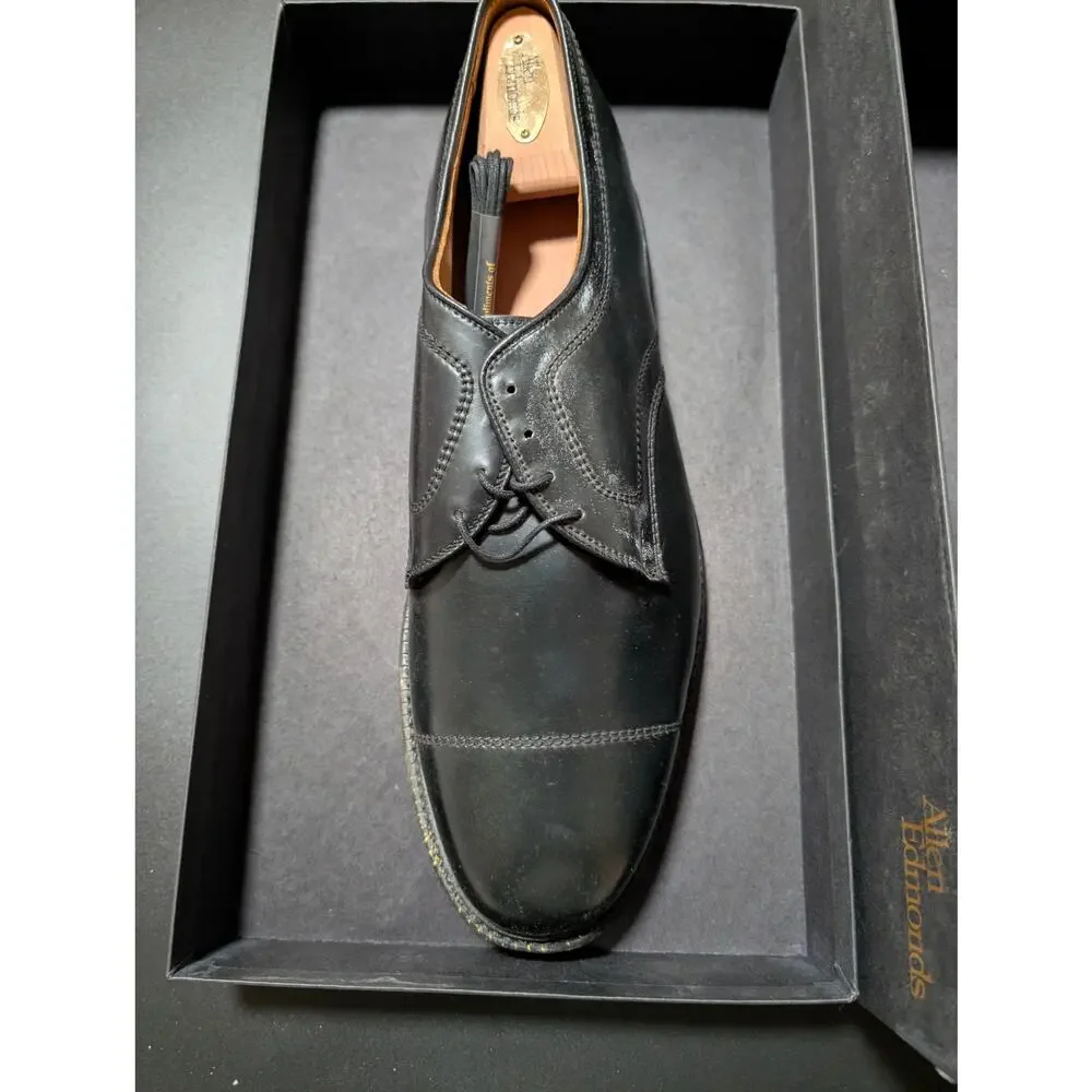 NIB Vintage Allen Edmonds Custom Made Black Cordovan Shell Becker 12EEE
